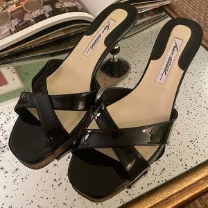 Brian Atwood 1 inch sandals - worn twice!